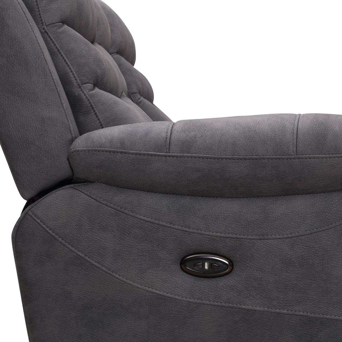 Conway Power Reclining 3 Seater Sofa with Drop Down Table