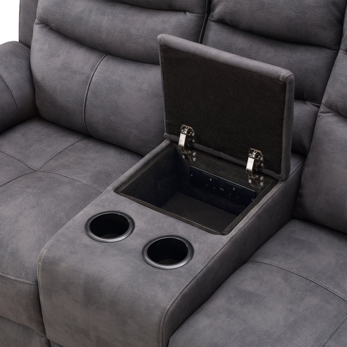 Conway Power Reclining 2 Seater Sofa with Console
