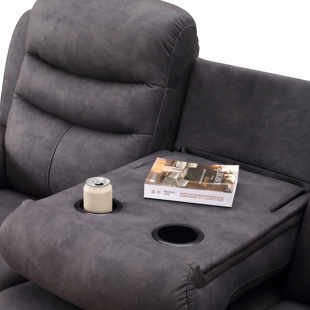 Conway Reclining 3 Seater Sofa with Drop Down Table