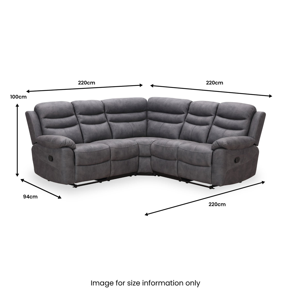 Conway Reclining Large Corner Sofa