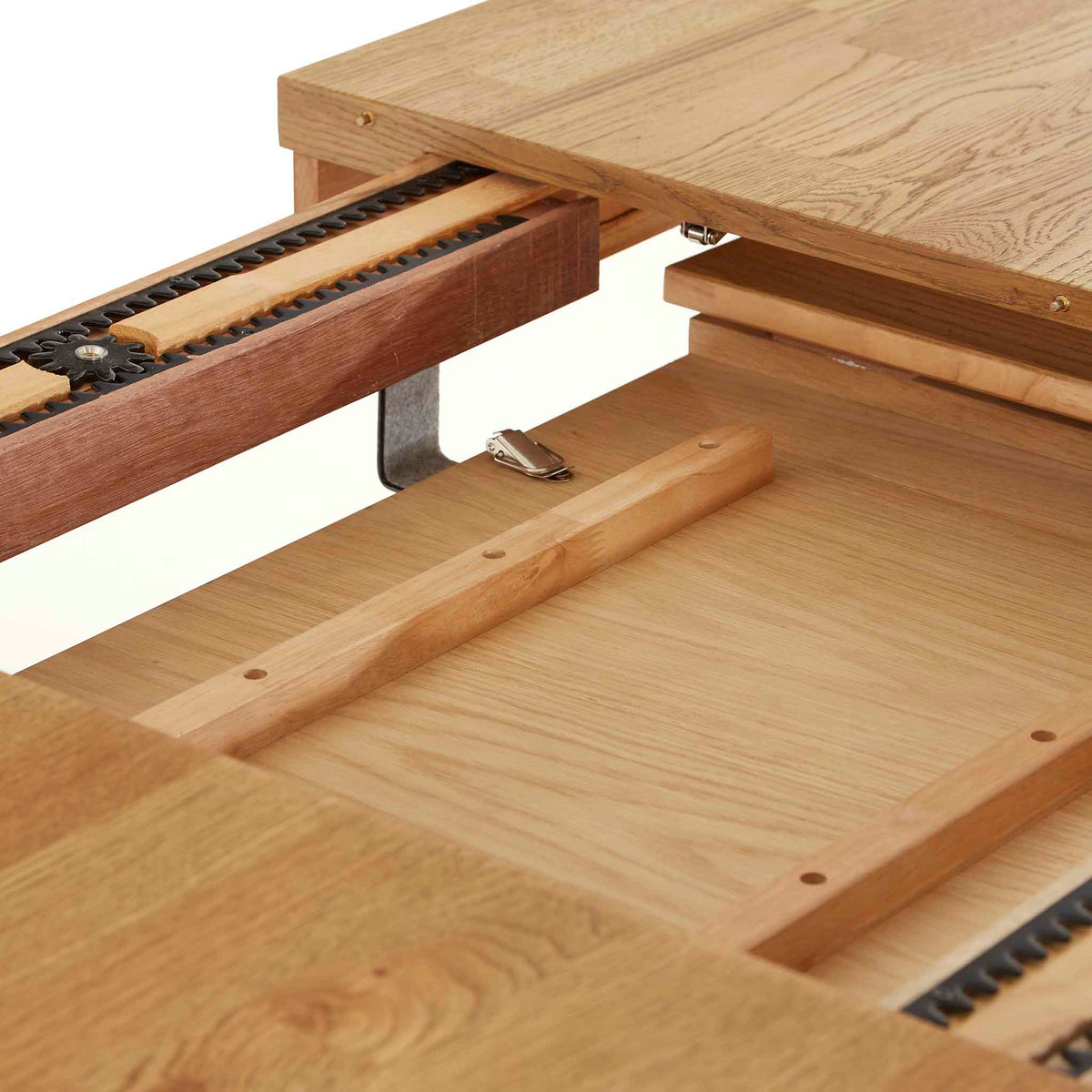Harvey Oak Compact Extending Dining Table