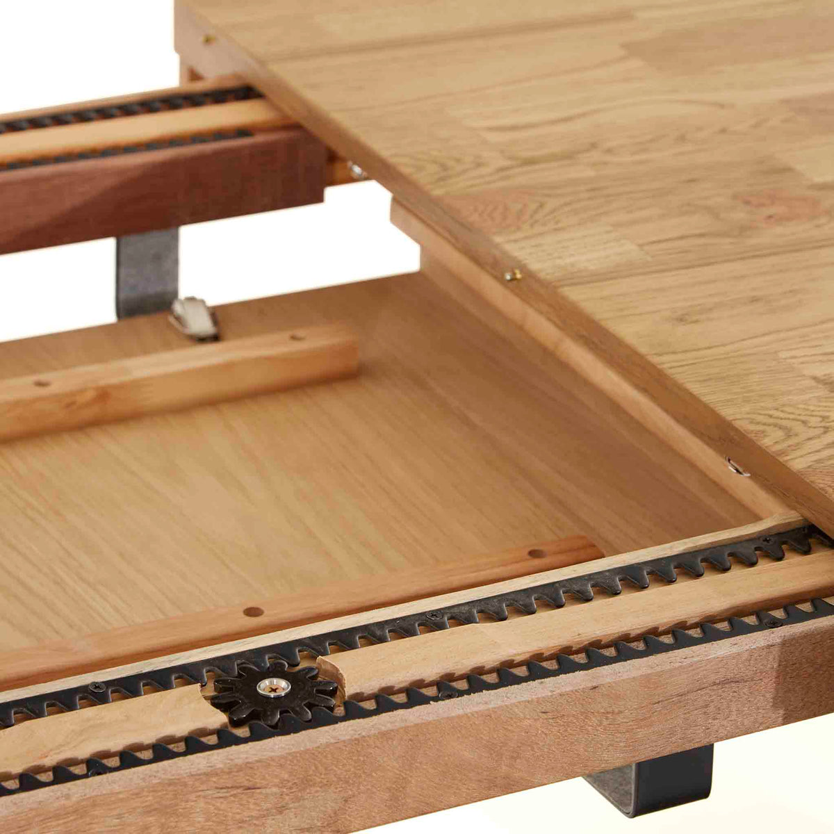 Harvey Oak Compact Extending Dining Table