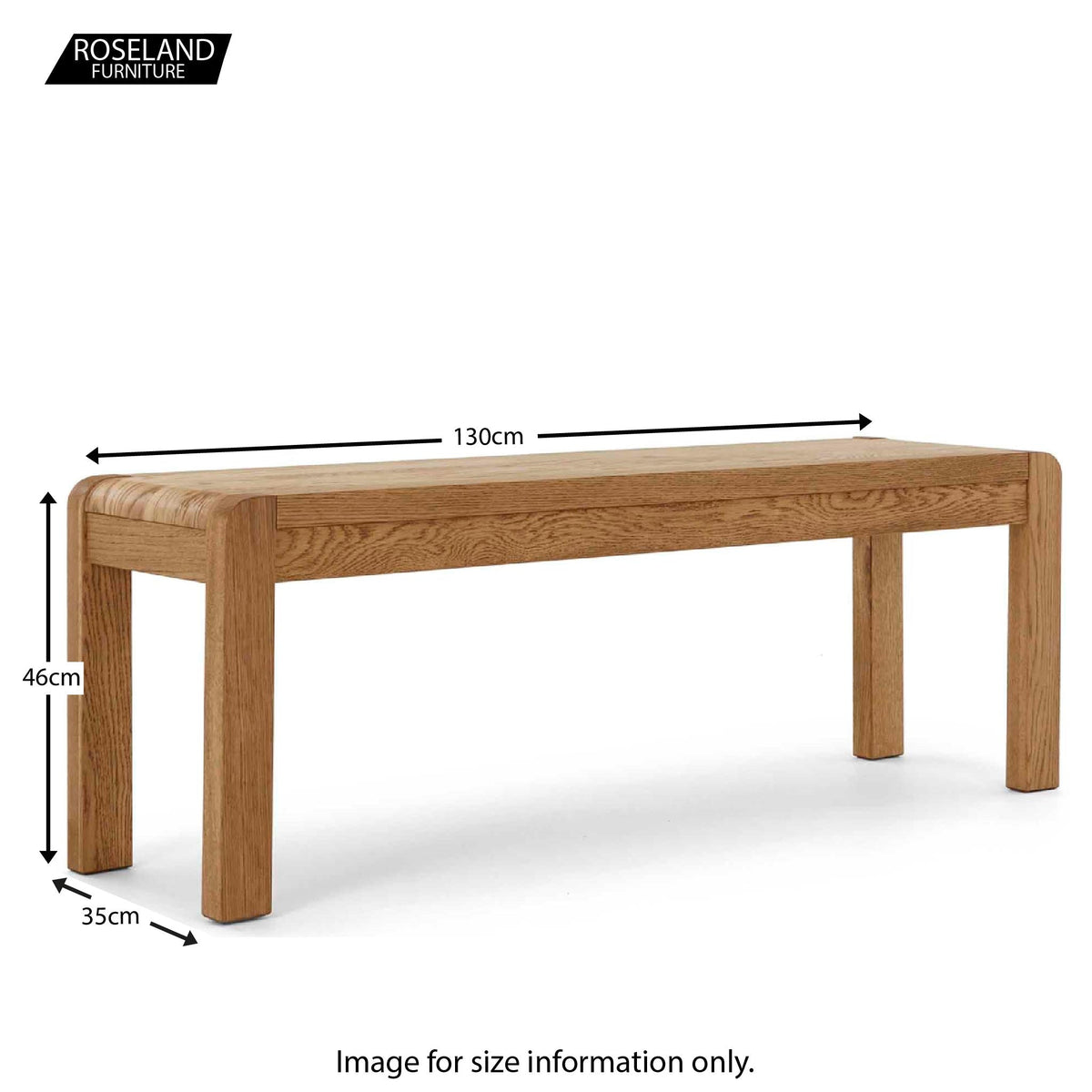 Harvey 130cm Dining Bench