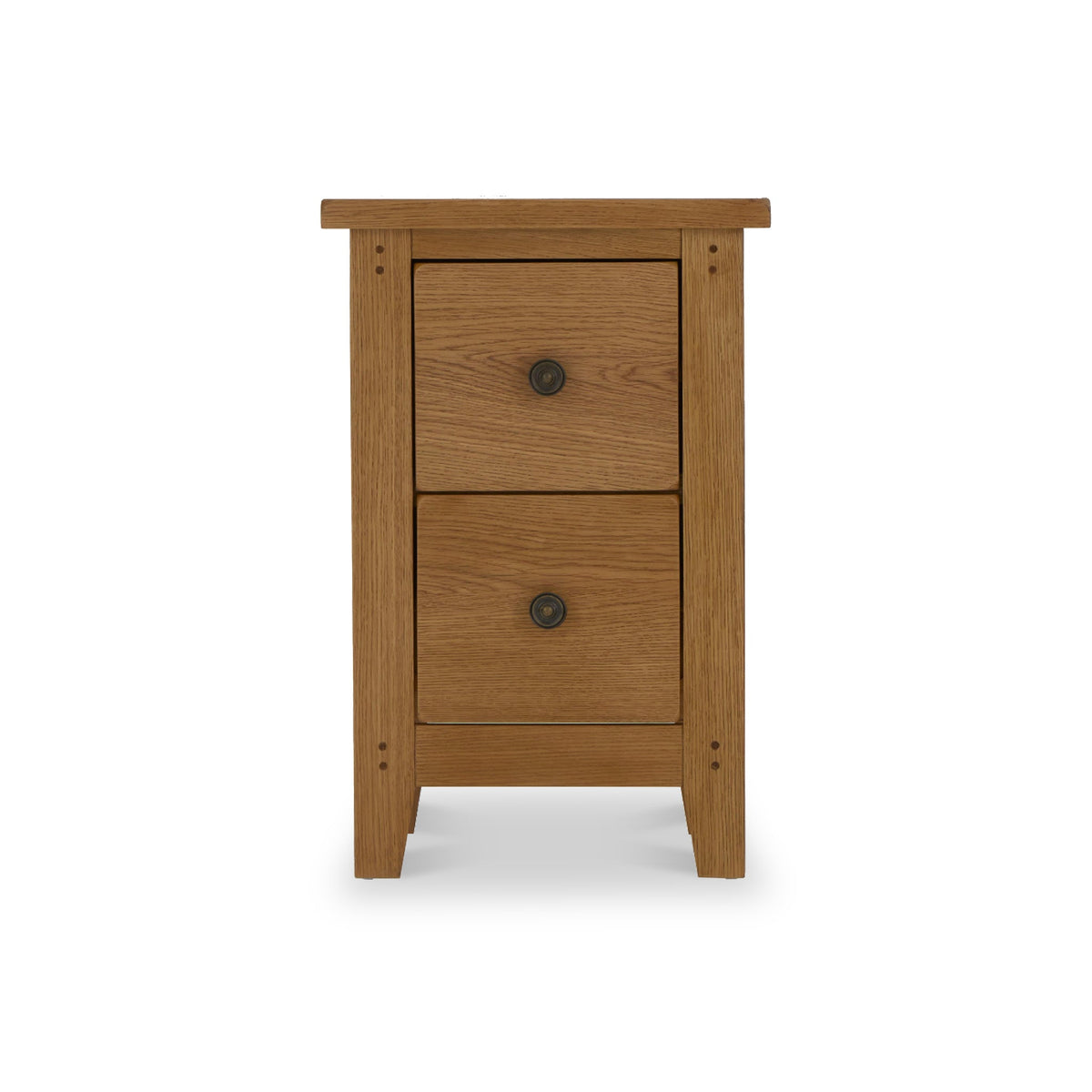 Broadway Oak Narrow Bedside Table