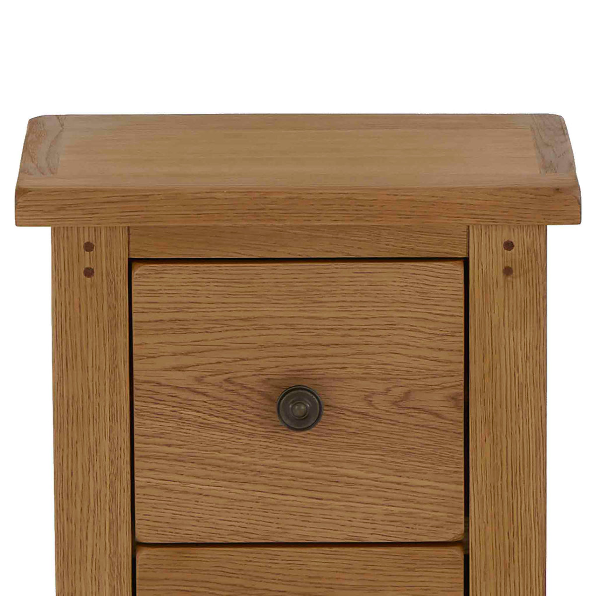 Broadway Oak Narrow Bedside Table