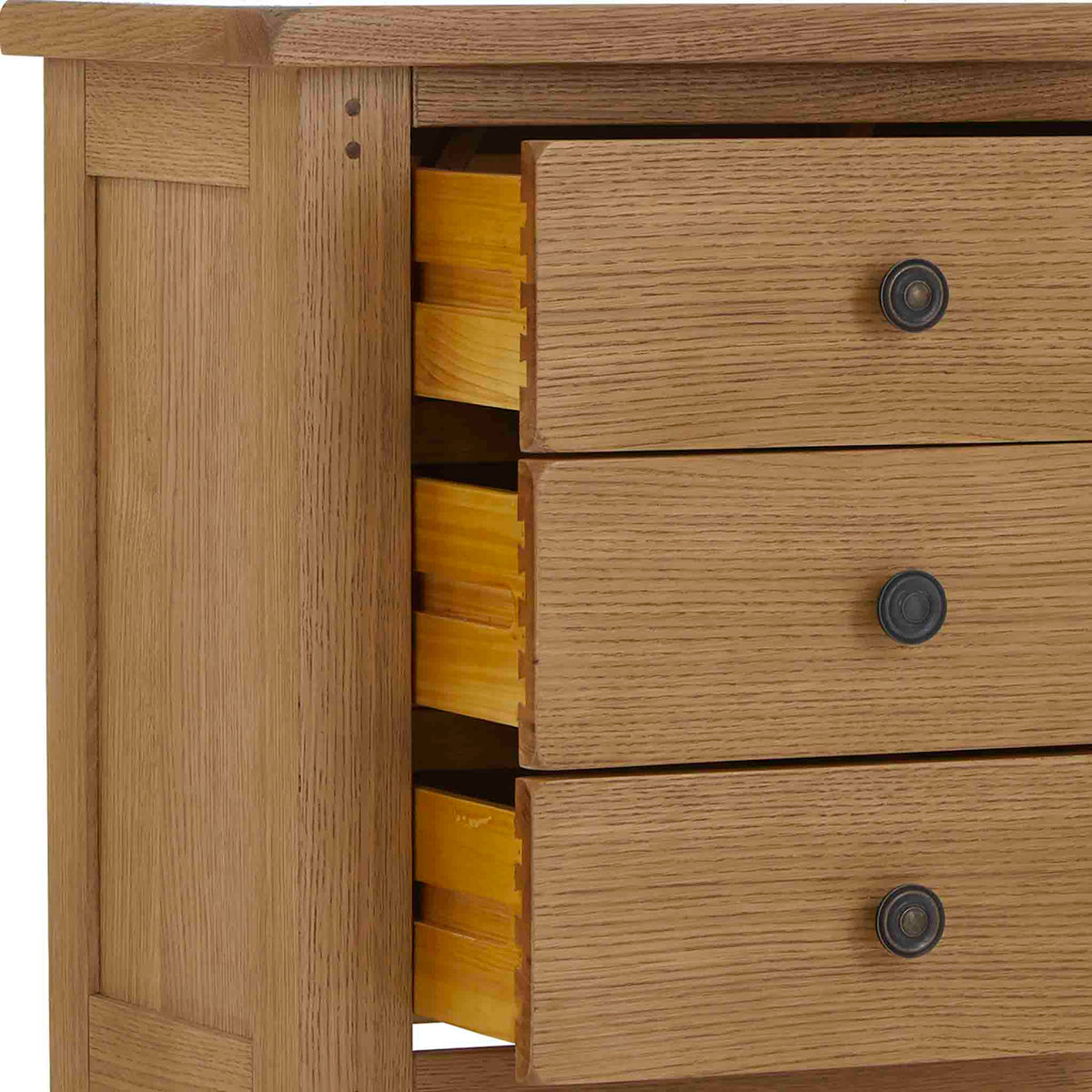 Broadway Oak Bedside Table