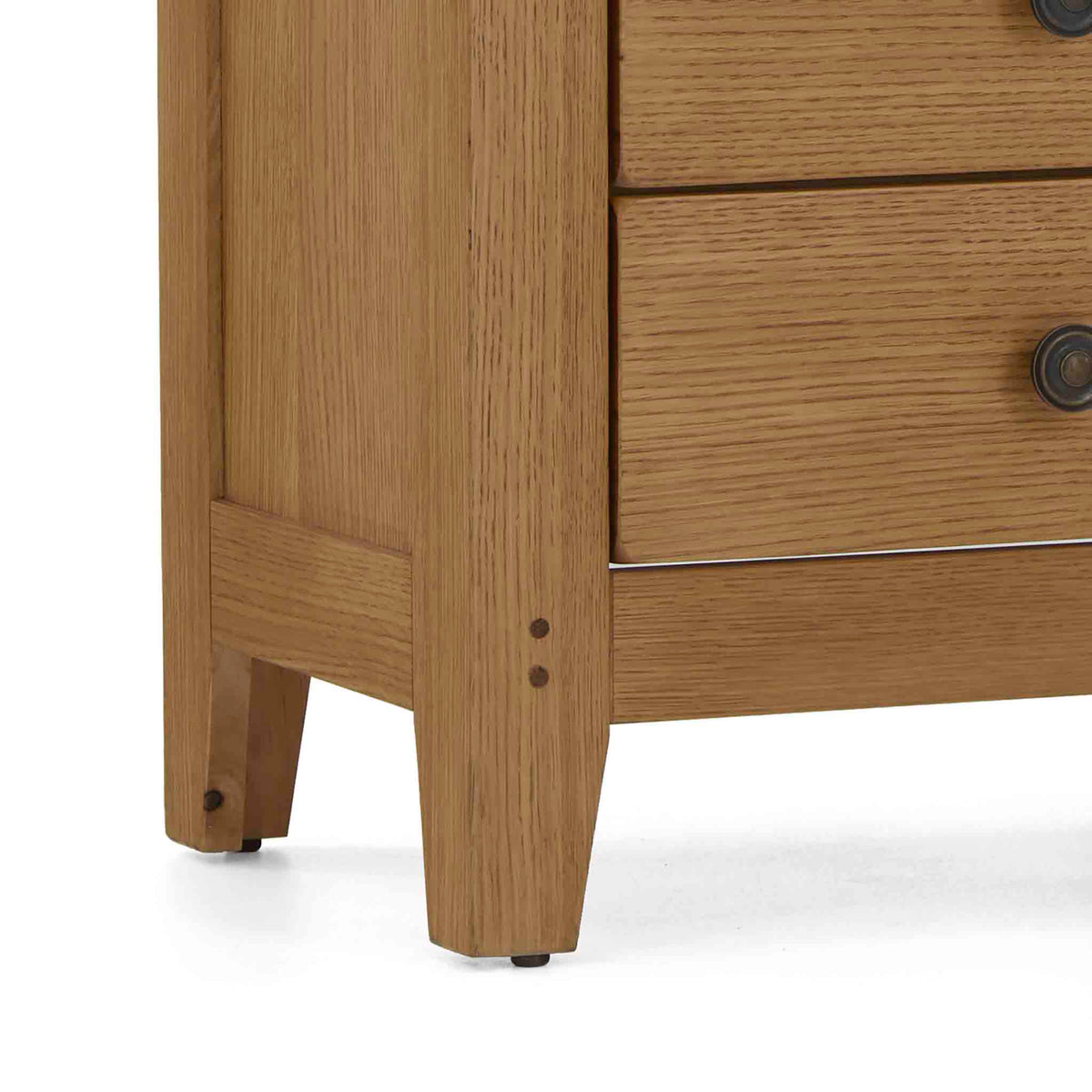 Broadway Oak Bedside Table