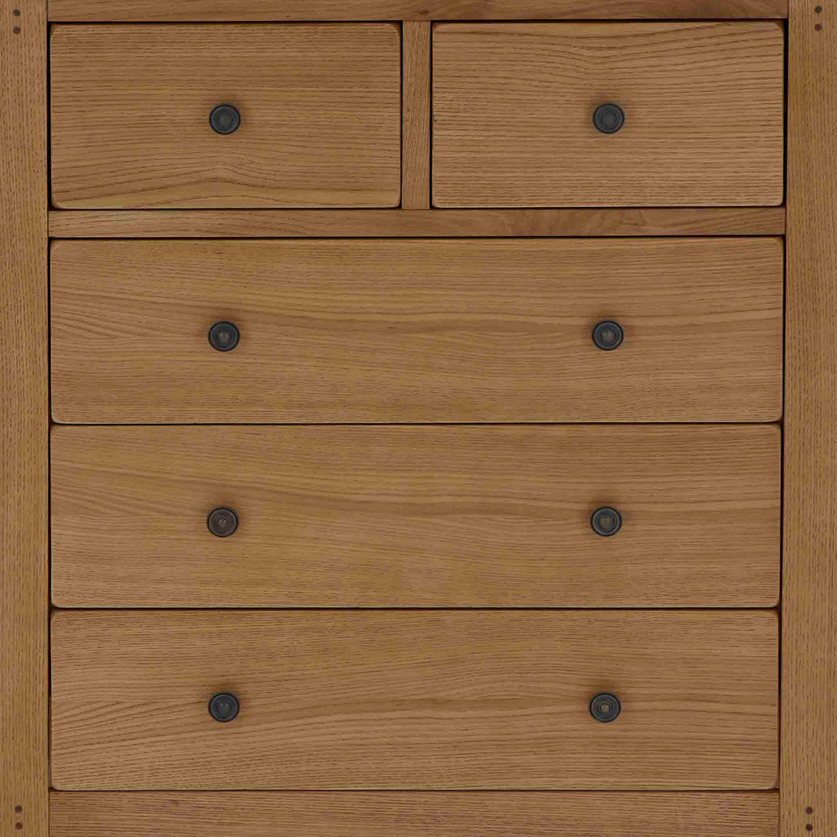 Broadway Oak 2 Over 3 Drawer Chest