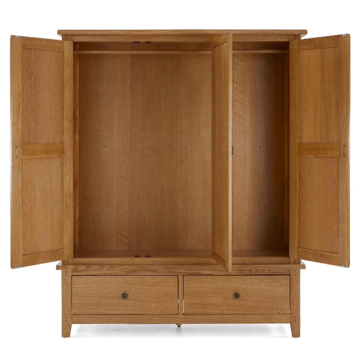 Broadway Oak Triple Wardrobe