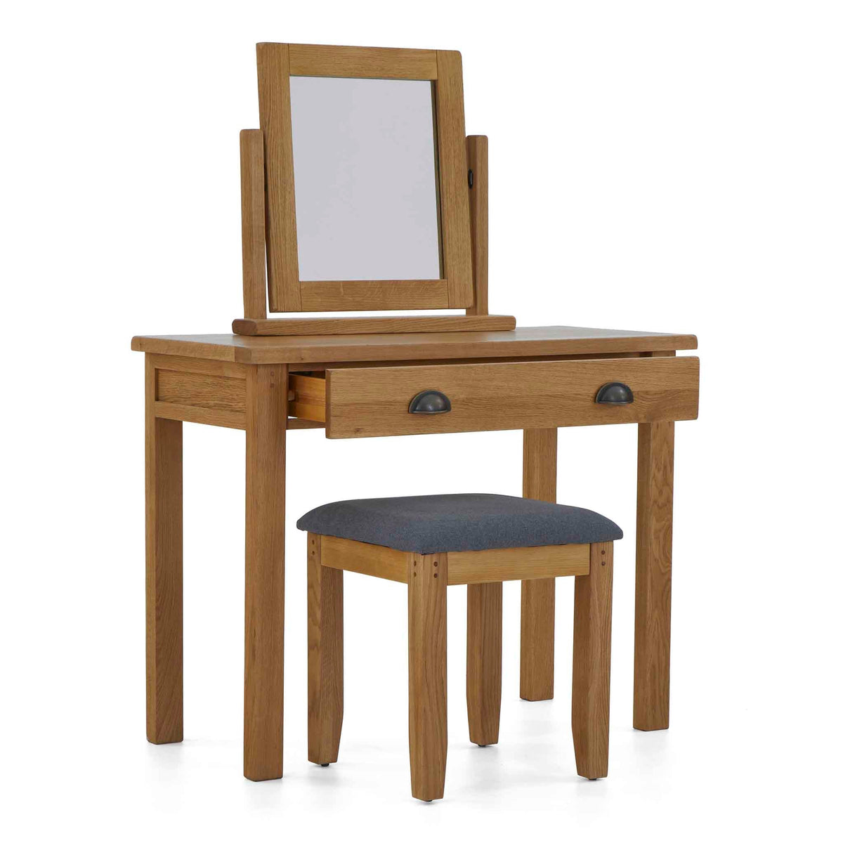 Broadway Oak Dressing Table Set