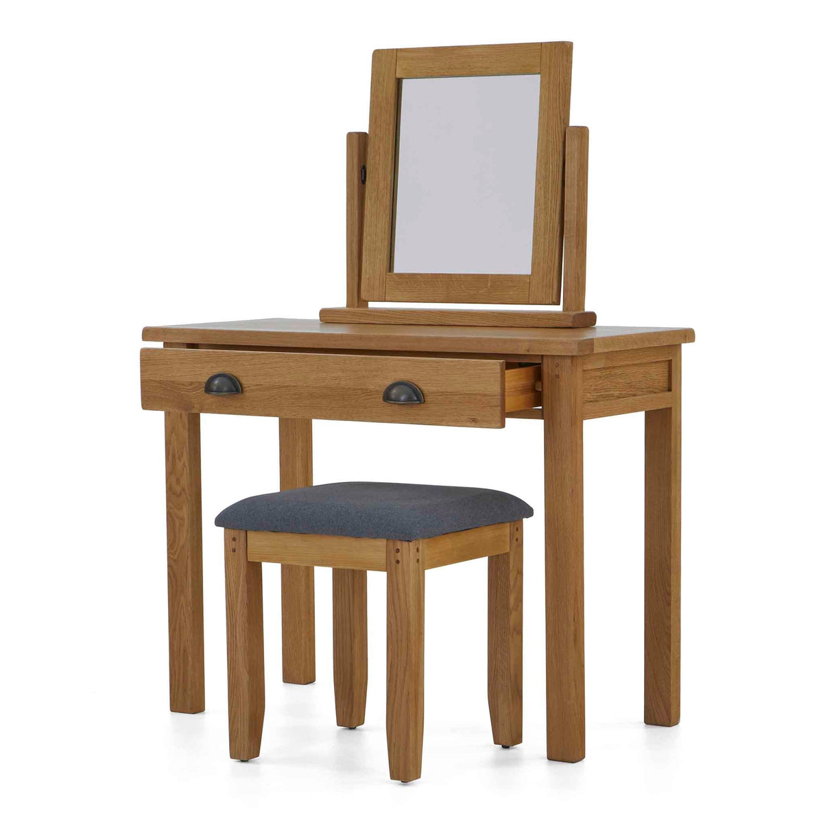 Broadway Oak Dressing Table Set
