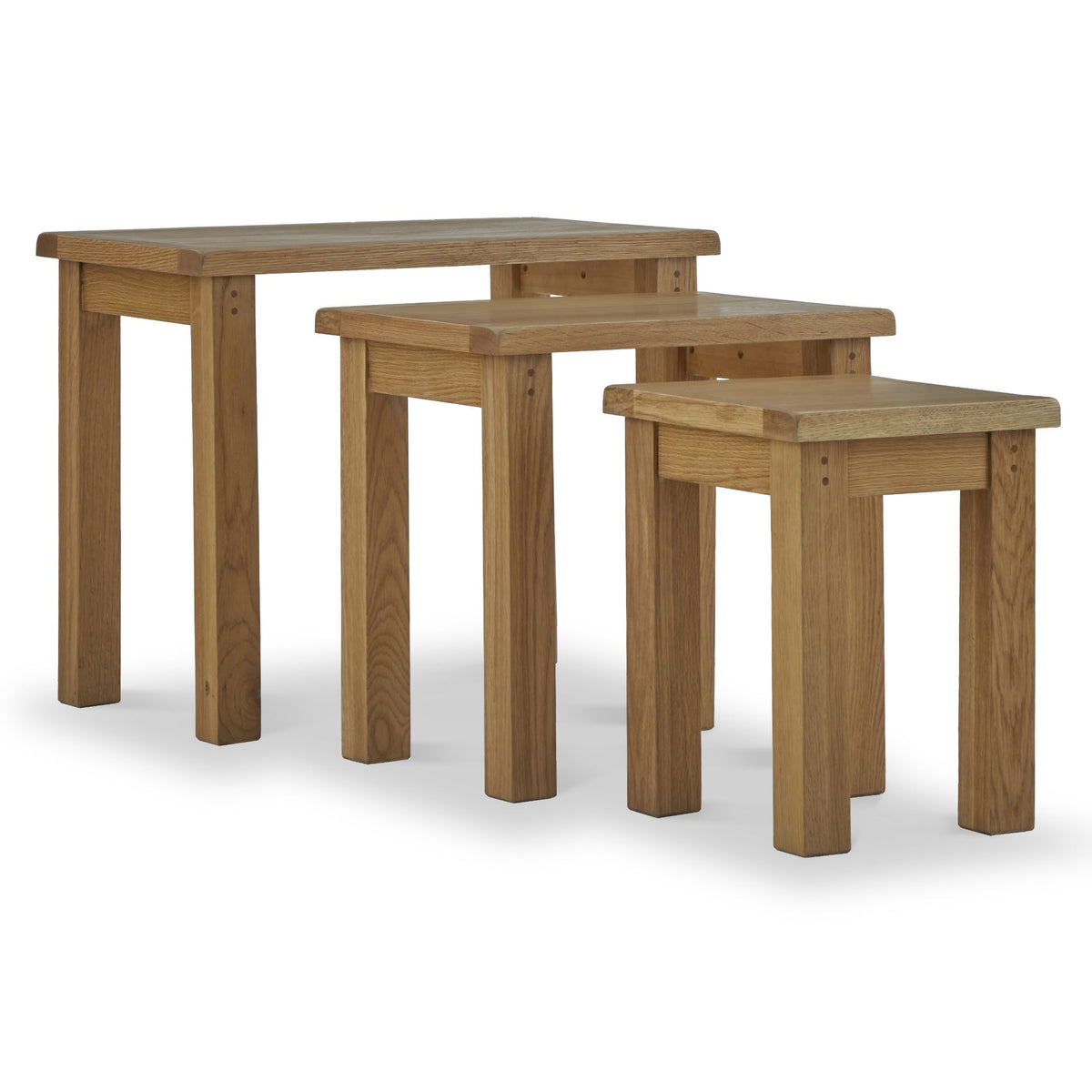 Broadway Oak Nest of Tables