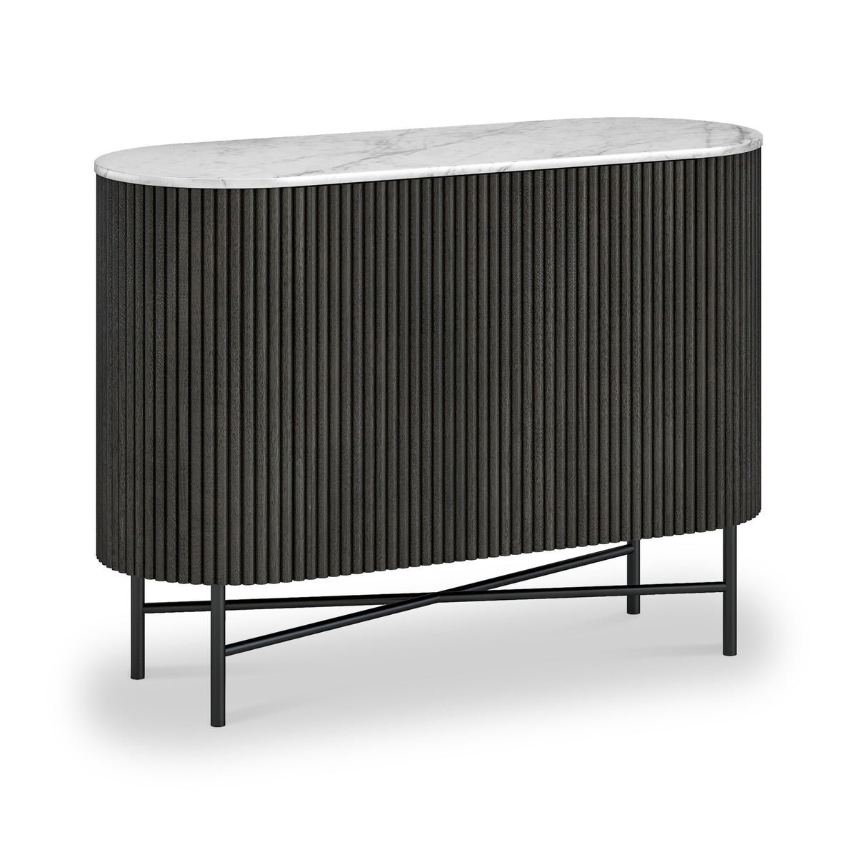 Milo Mango & Marble Fluted Small Sideboard