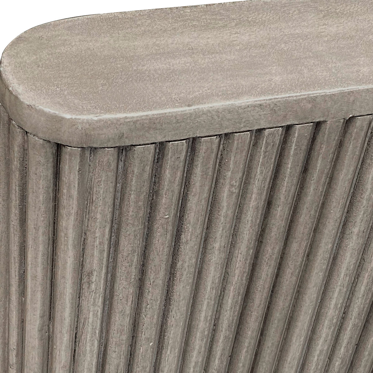 Amelie Grey Fluted Bed