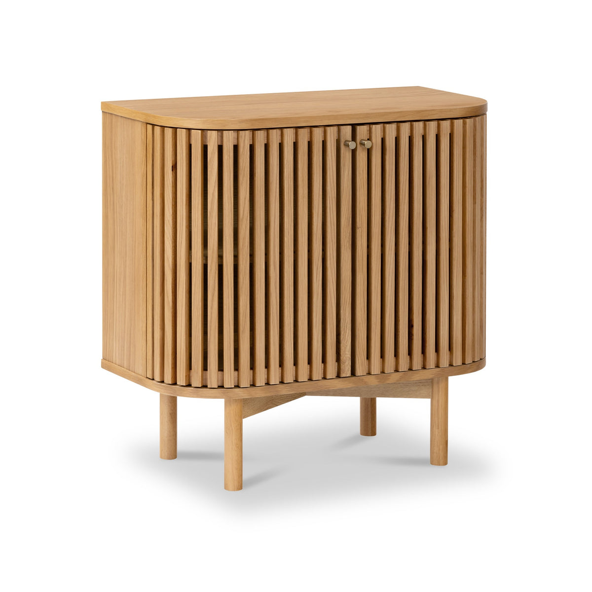 Shorwell Oak Slatted Cupboard