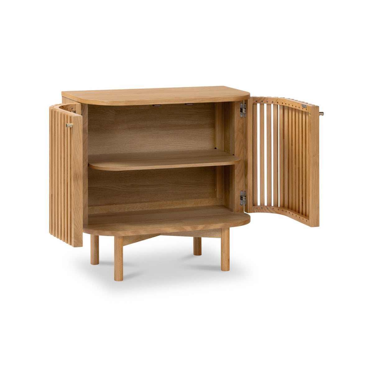 Shorwell Oak Slatted Cupboard