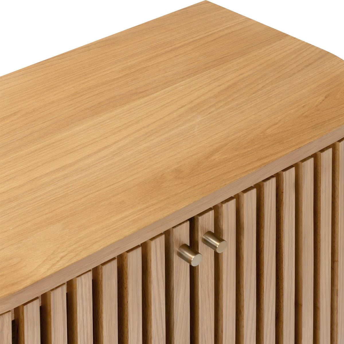 Shorwell Oak Slatted Cupboard