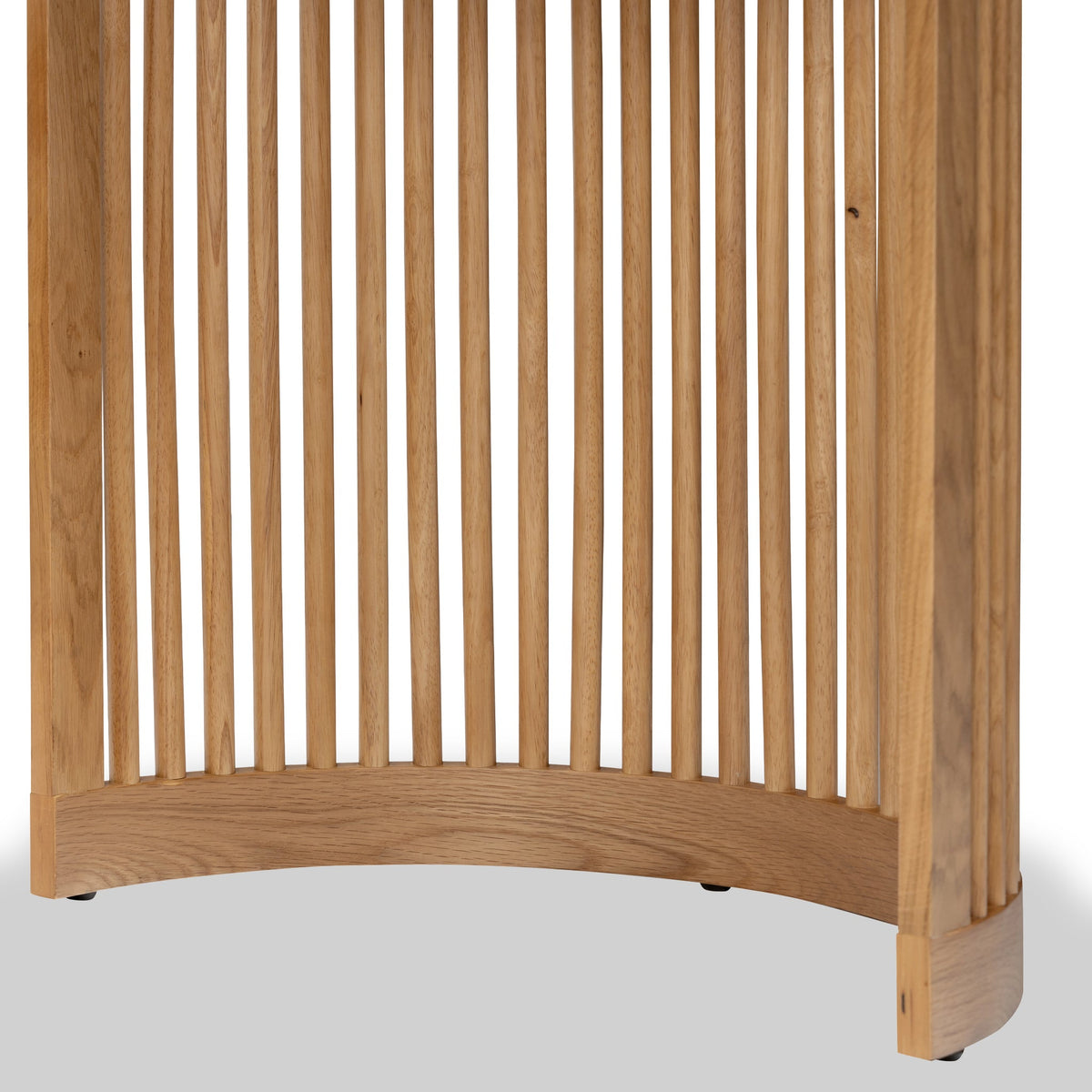 Shorwell Oak 200cm Slatted Oval Dining Table
