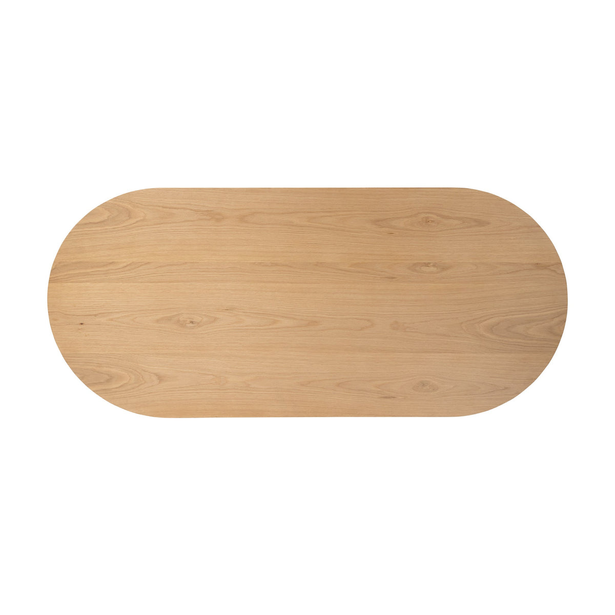 Shorwell Oak 200cm Slatted Oval Dining Table