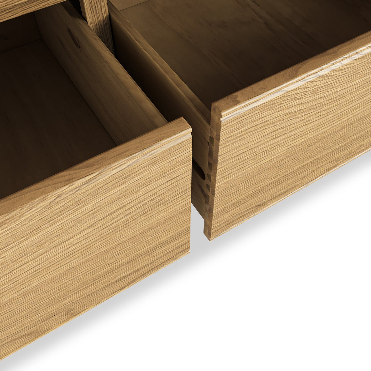 Portland Oak 3 Over 4 Drawer Chest