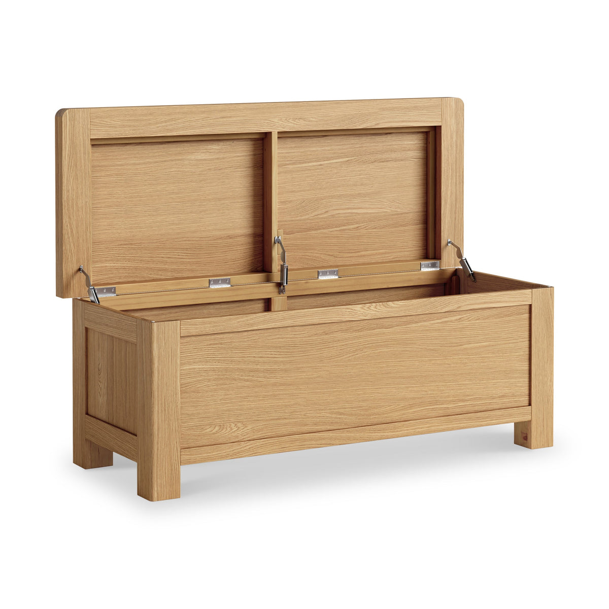 Portland Oak Blanket Box