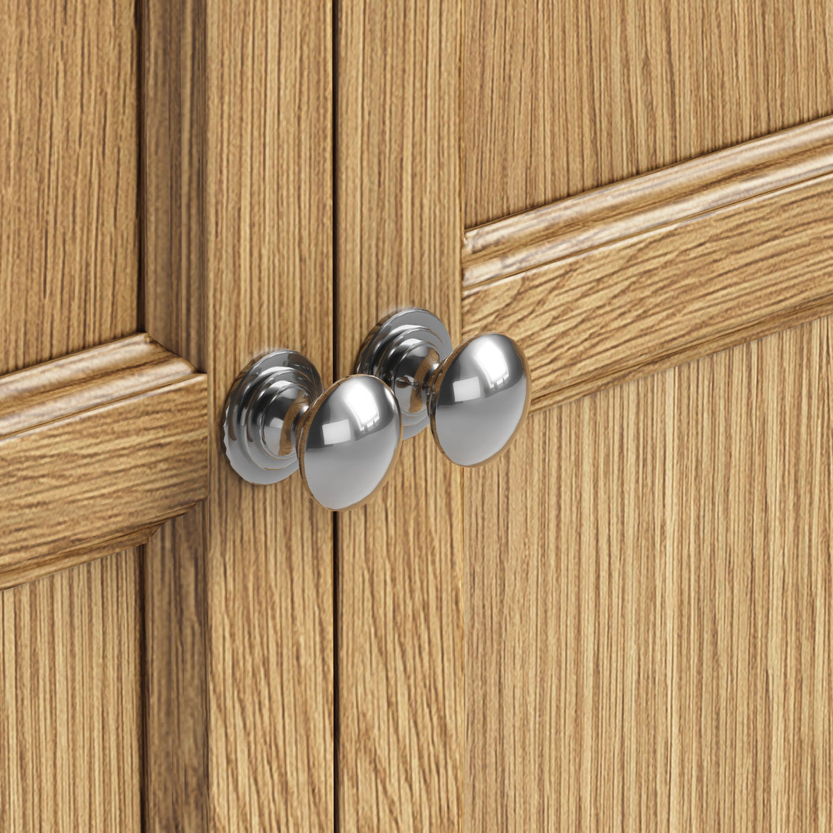 Portland Oak Double Wardrobe & Drawer
