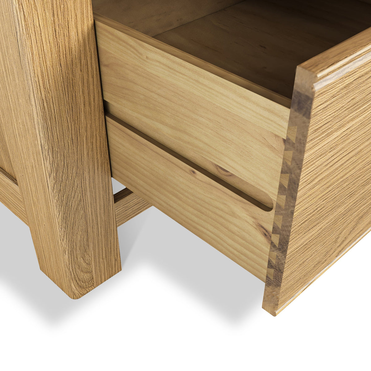 Portland Oak Double Wardrobe & Drawer