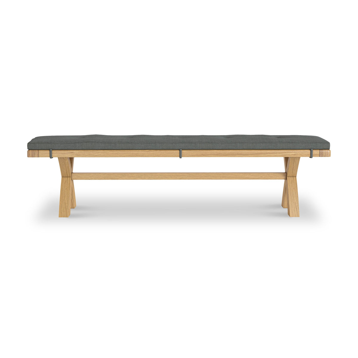 Portland Oak 200cm Cross Legged Dining Bench