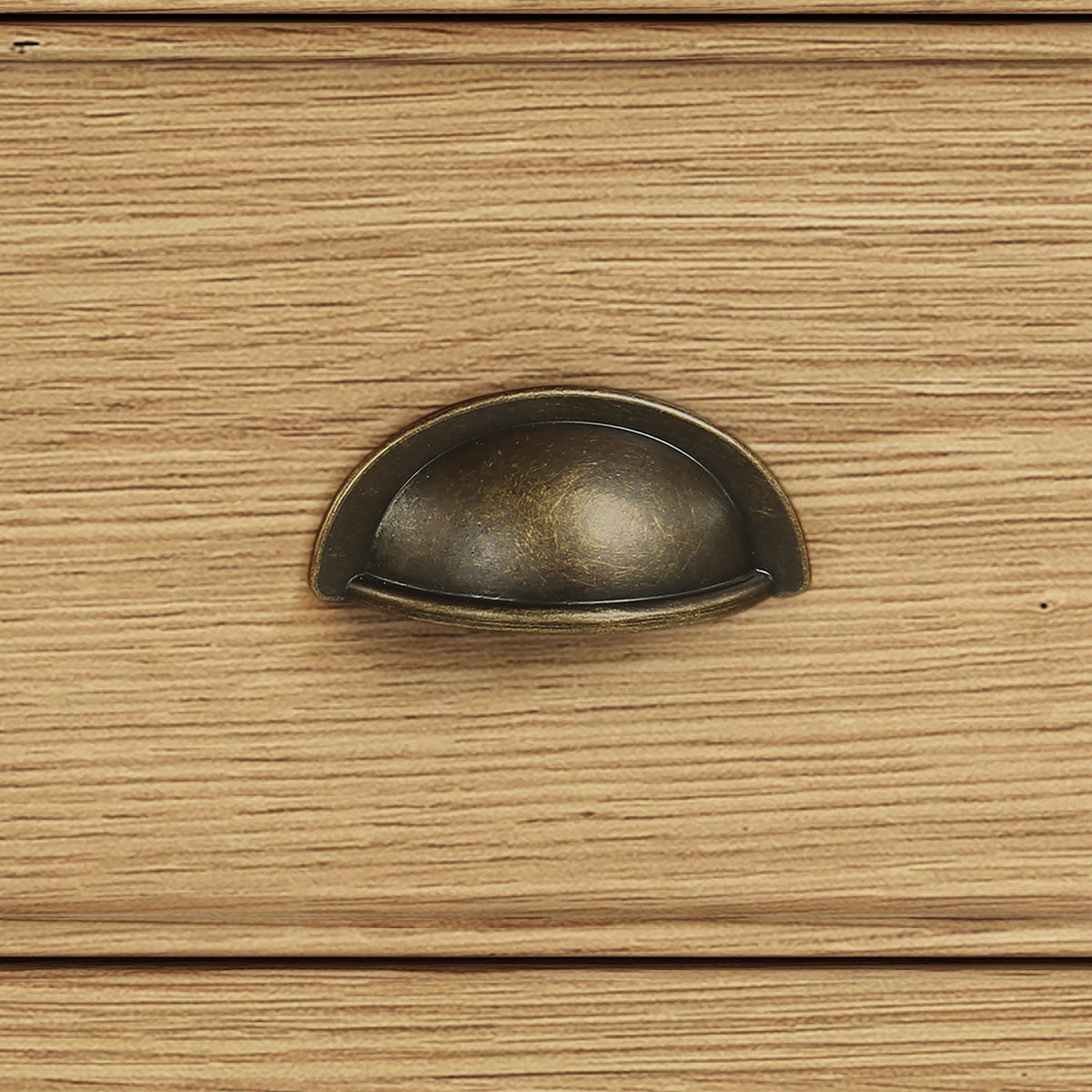 Portland Oak 5 Shelf Large Bookcase
