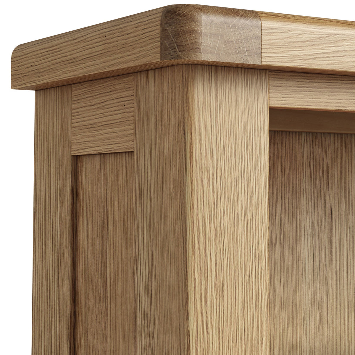 Portland Oak 5 Shelf Large Bookcase