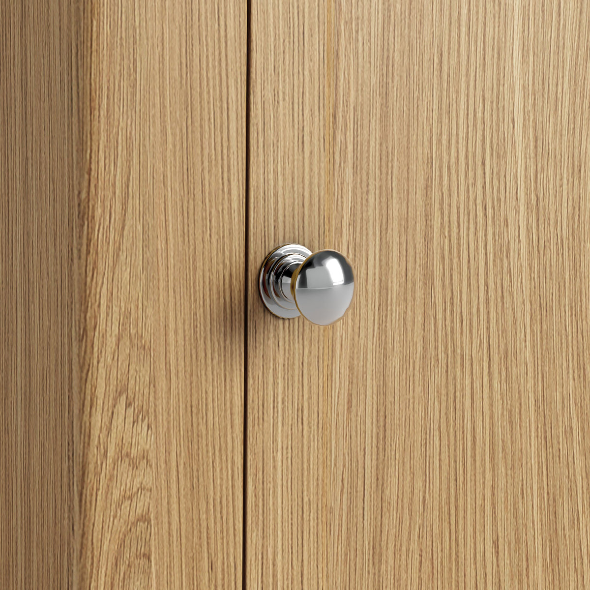 Portland Oak 2 Door Corner Display Unit