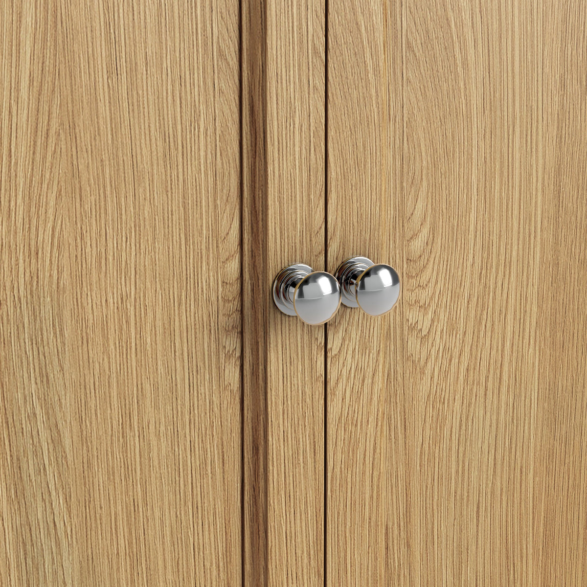 Portland Oak 4 Shelf Shoe Storage Cupboard