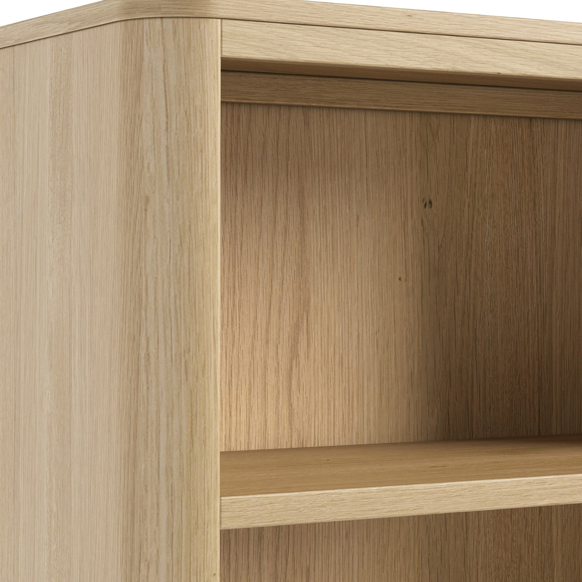 Whitstone Oak Large Storage Bookcase
