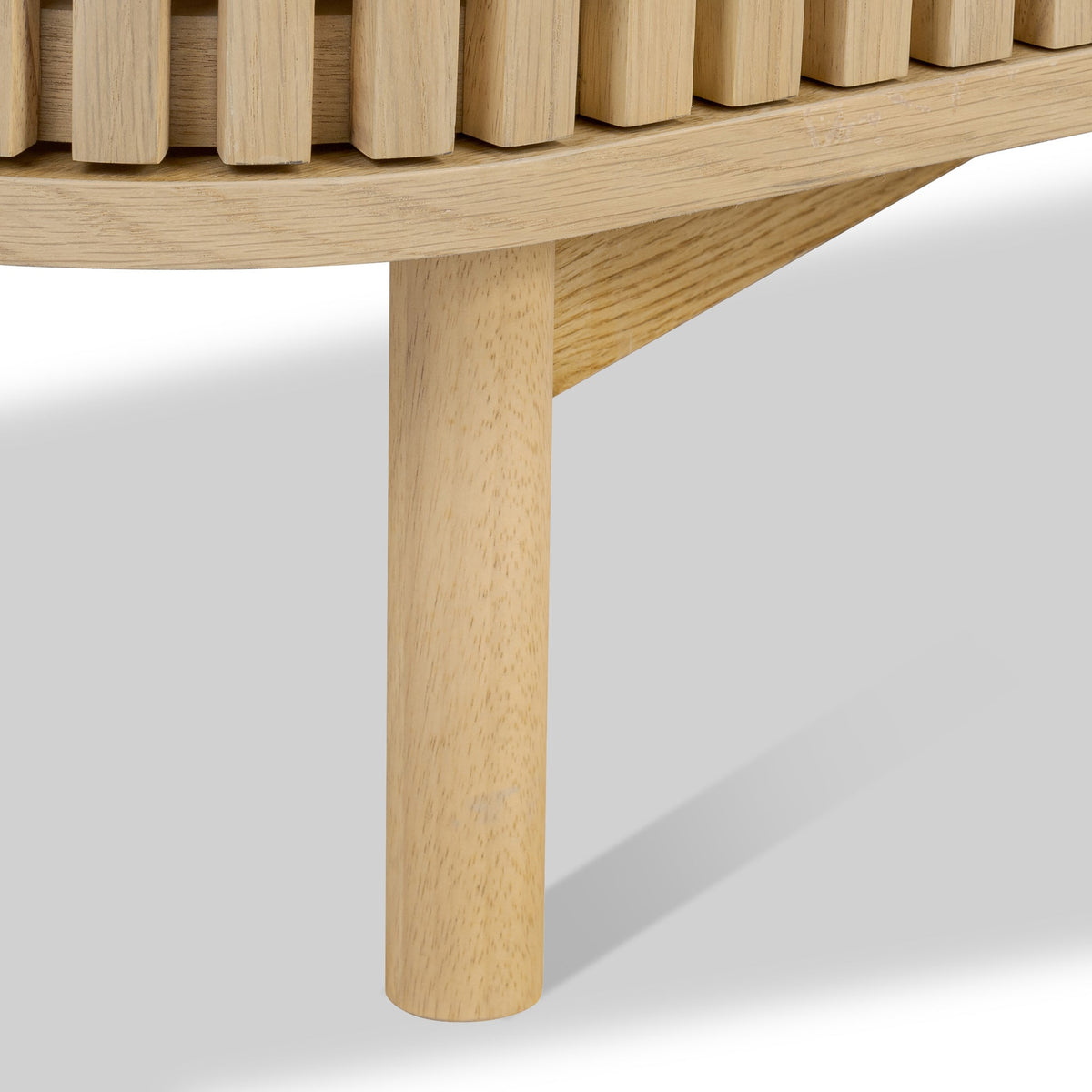 Finch Oak Slatted Small Sideboard