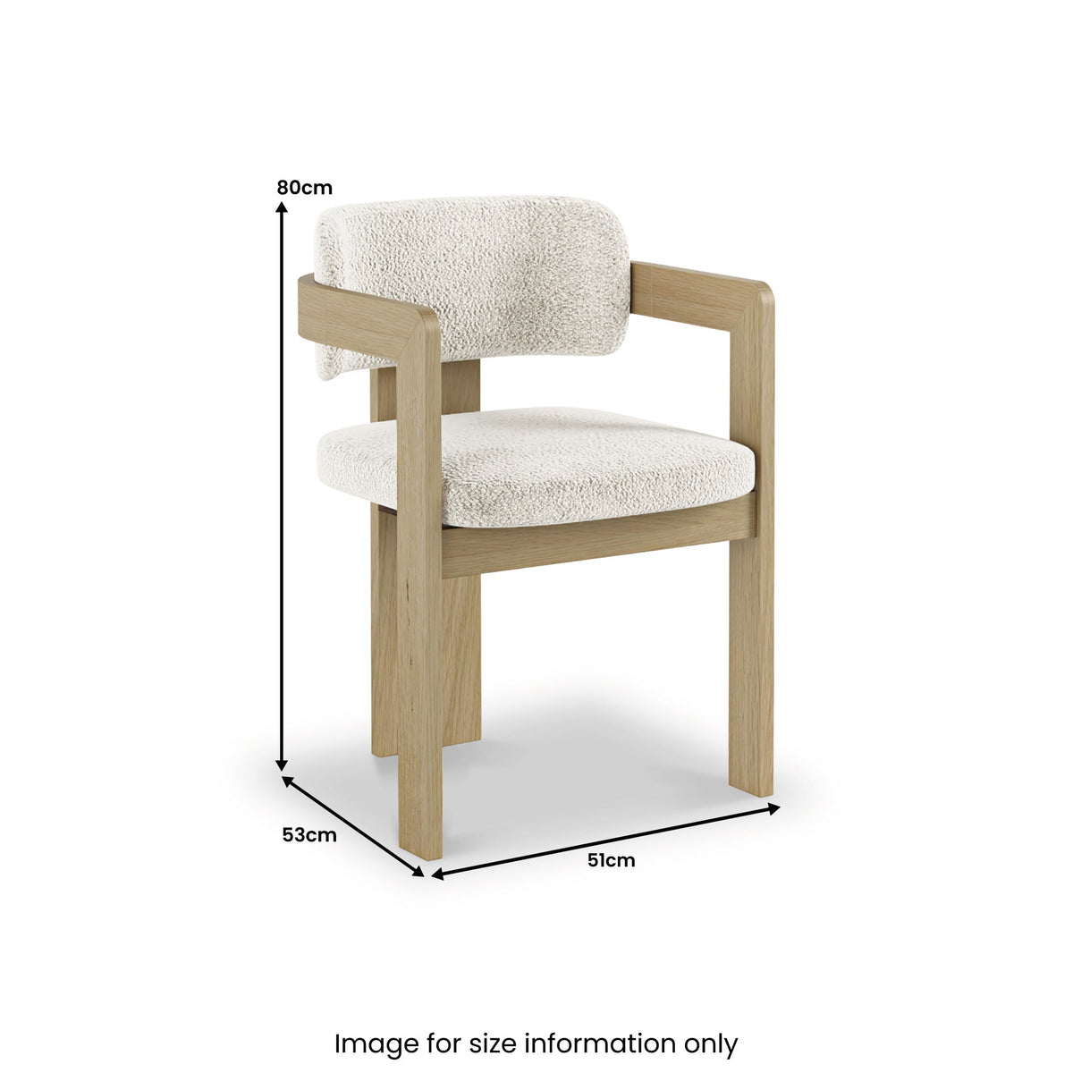 Whitstone Boucle Dining Chair