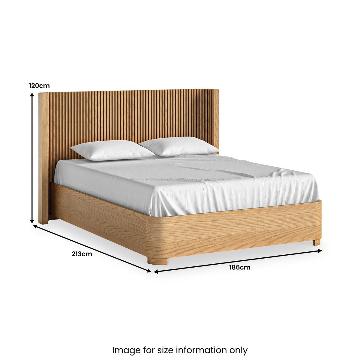 Shorwell Oak Slatted Bed Frame