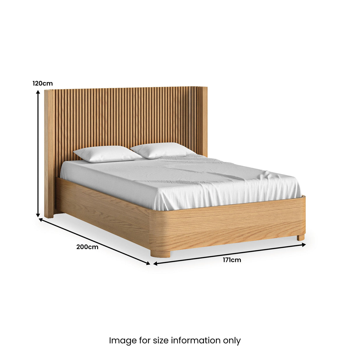 Shorwell Oak Slatted Bed Frame