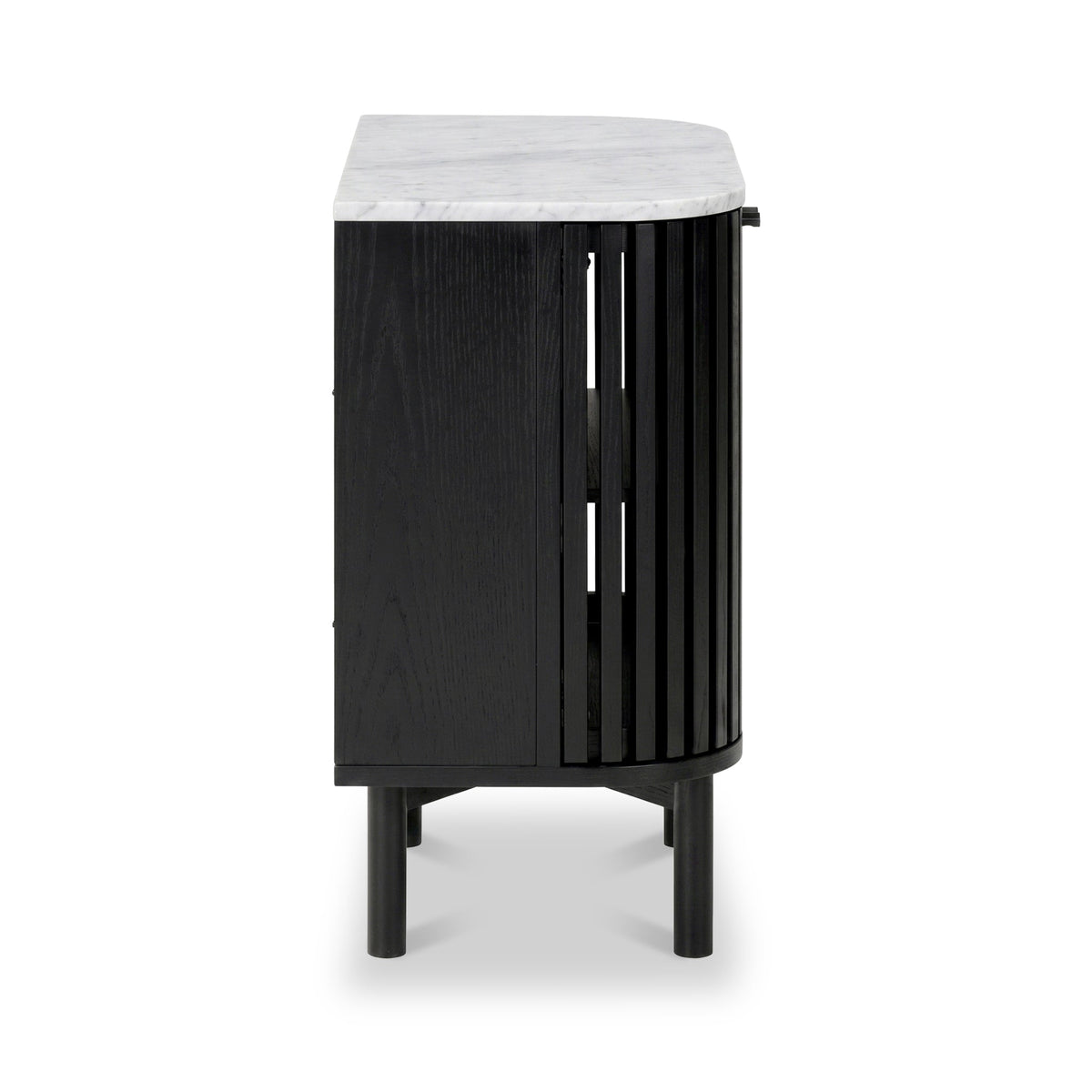 Shorwell Black & Marble Cupboard