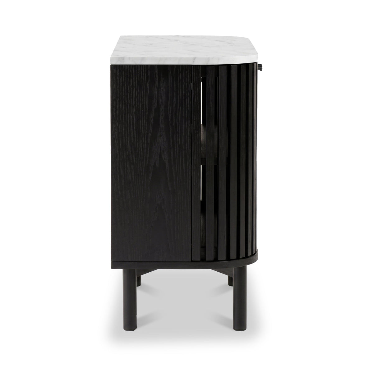 Shorwell Black & Marble Small Sideboard