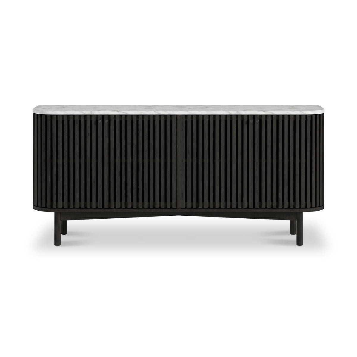Shorwell Black & Marble Large Sideboard