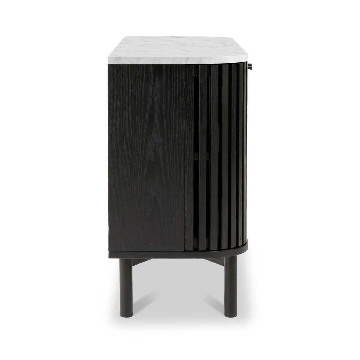Shorwell Black & Marble Large Sideboard