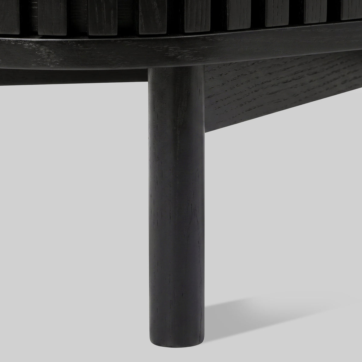Shorwell Black & Marble 3 Drawer Sideboard