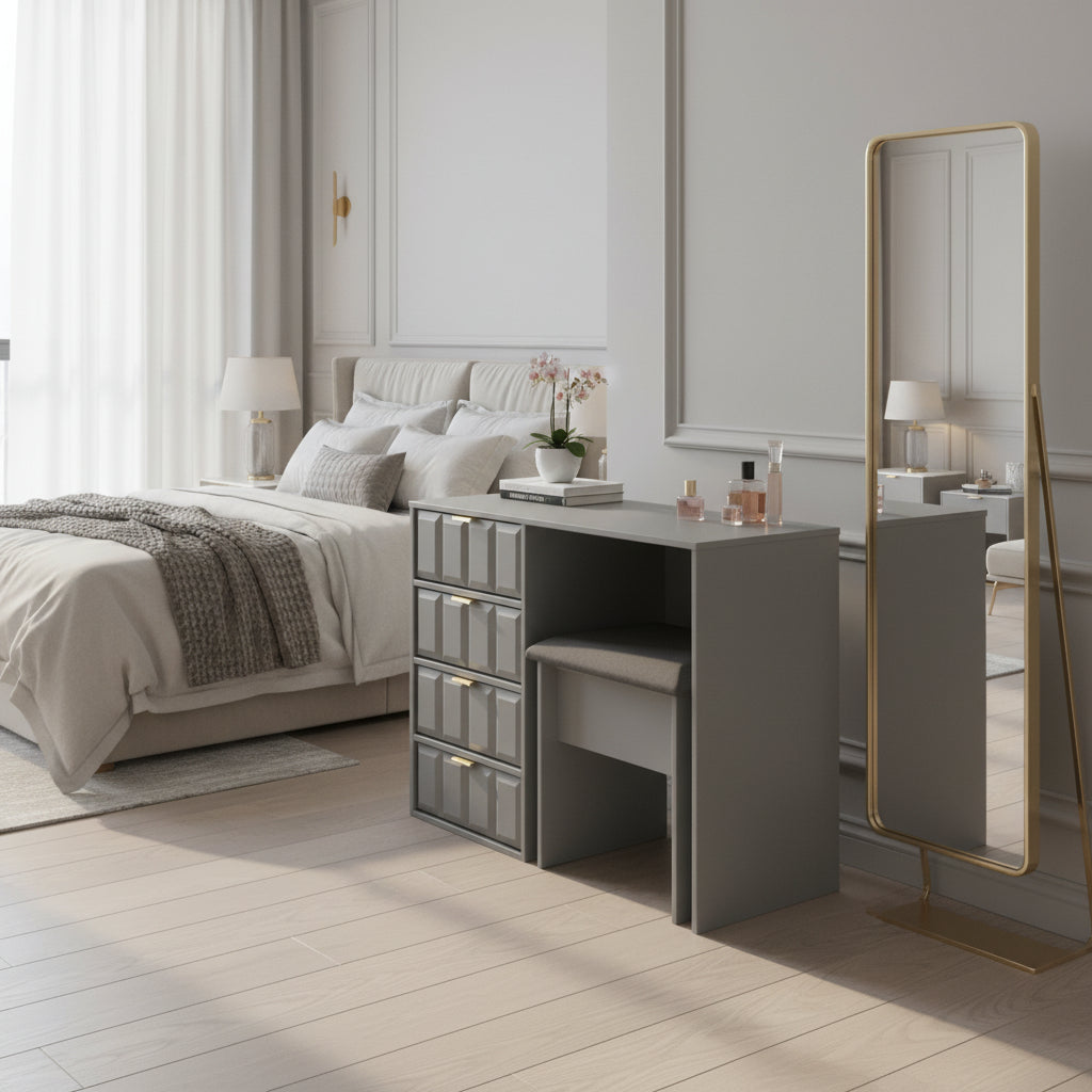 Harlow Dressing Table & Stool Set