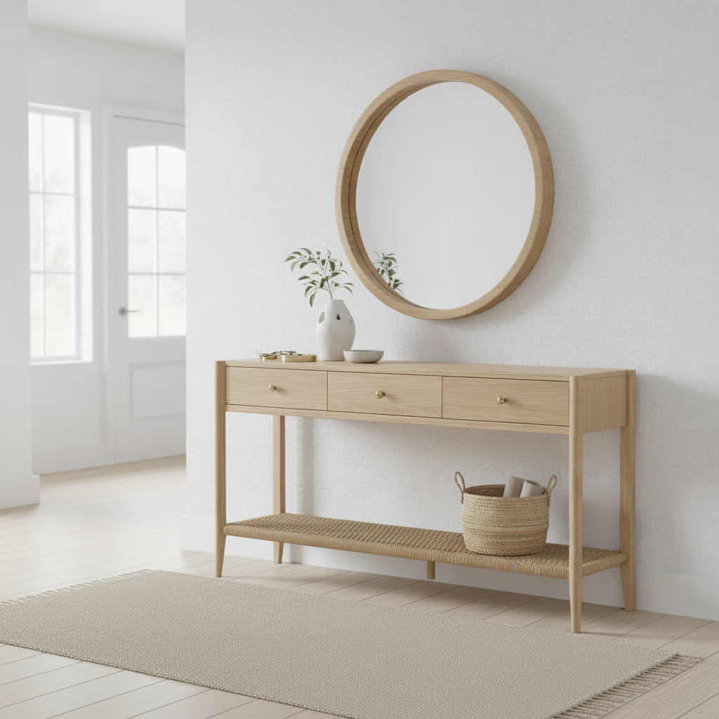 Harborough Oak 145cm Console Table