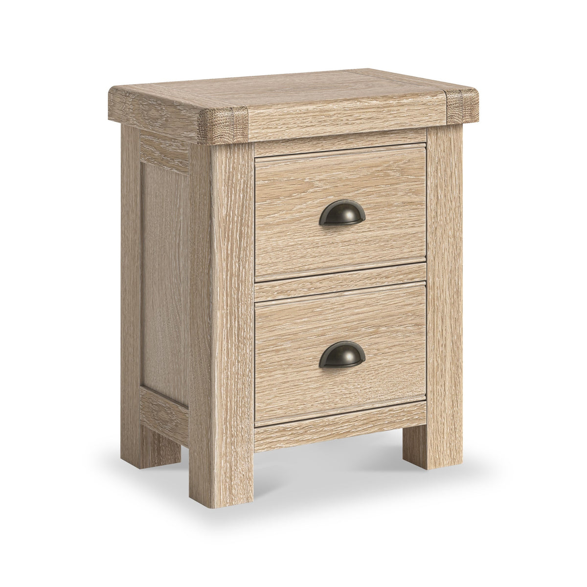 Portland Washed Oak Bedside Table