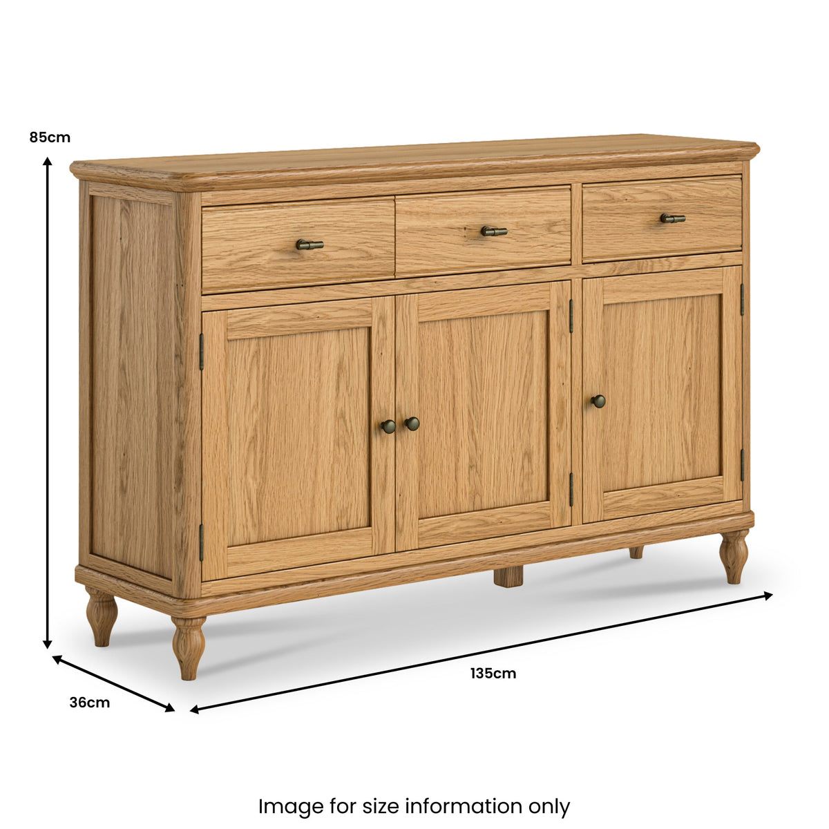 Alderley Oak Large Sideboard