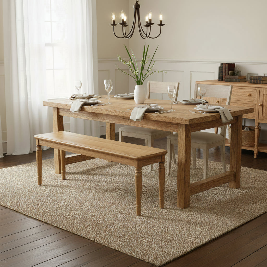 Alderley Oak 150cm Dining Bench