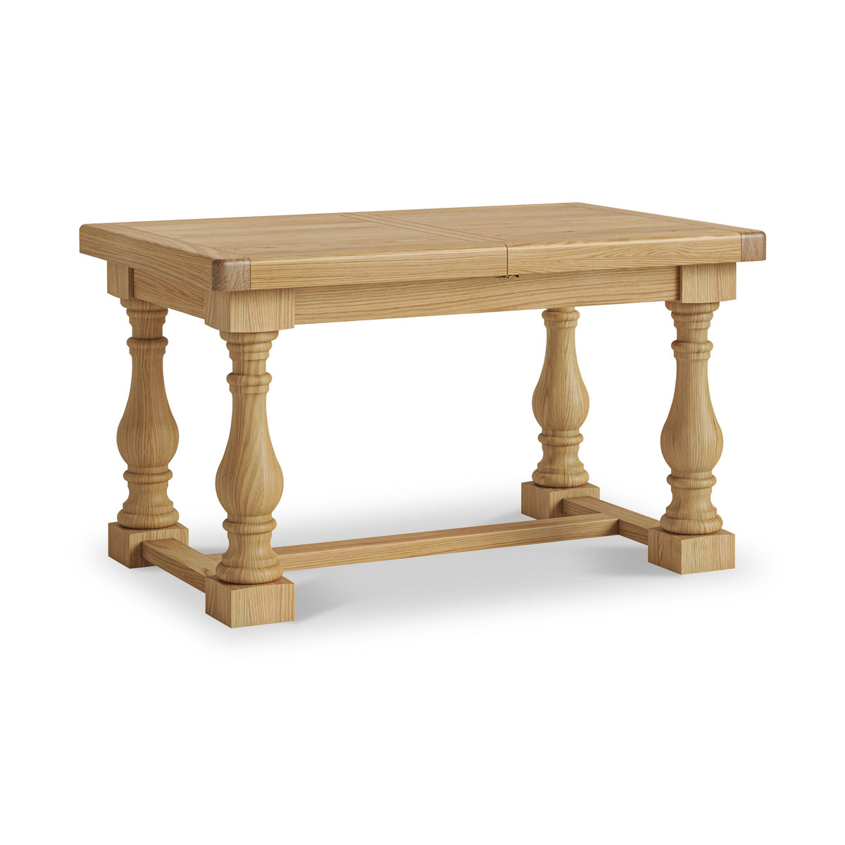 Portland Oak 140-185cm Extending Trestle Dining Table