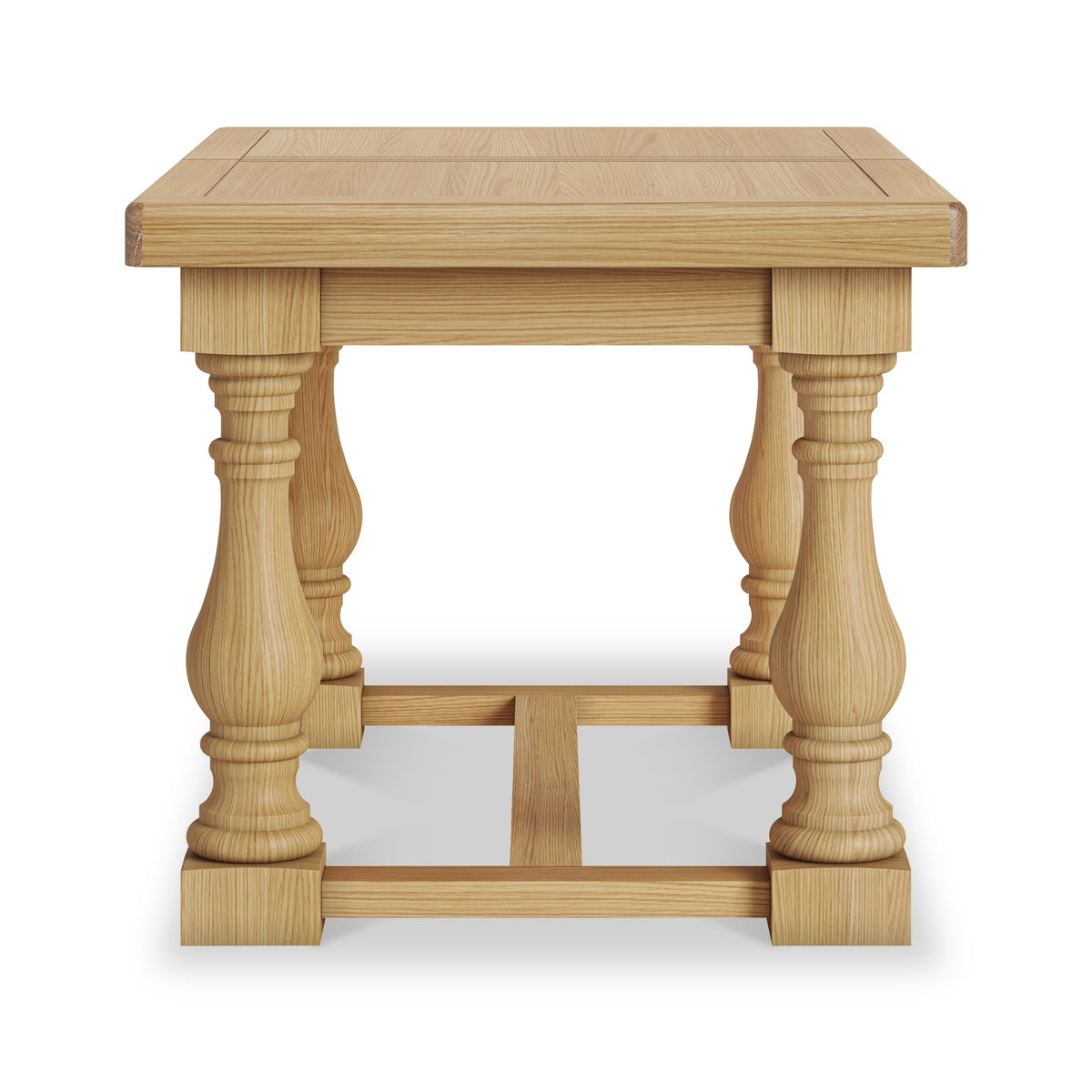 Portland Oak 140-185cm Extending Trestle Dining Table