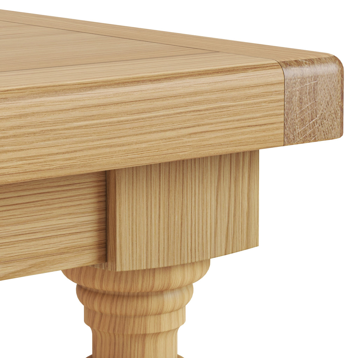 Portland Oak 200-245cm Extending Trestle Dining Table